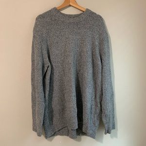 allsaints gray man sweater